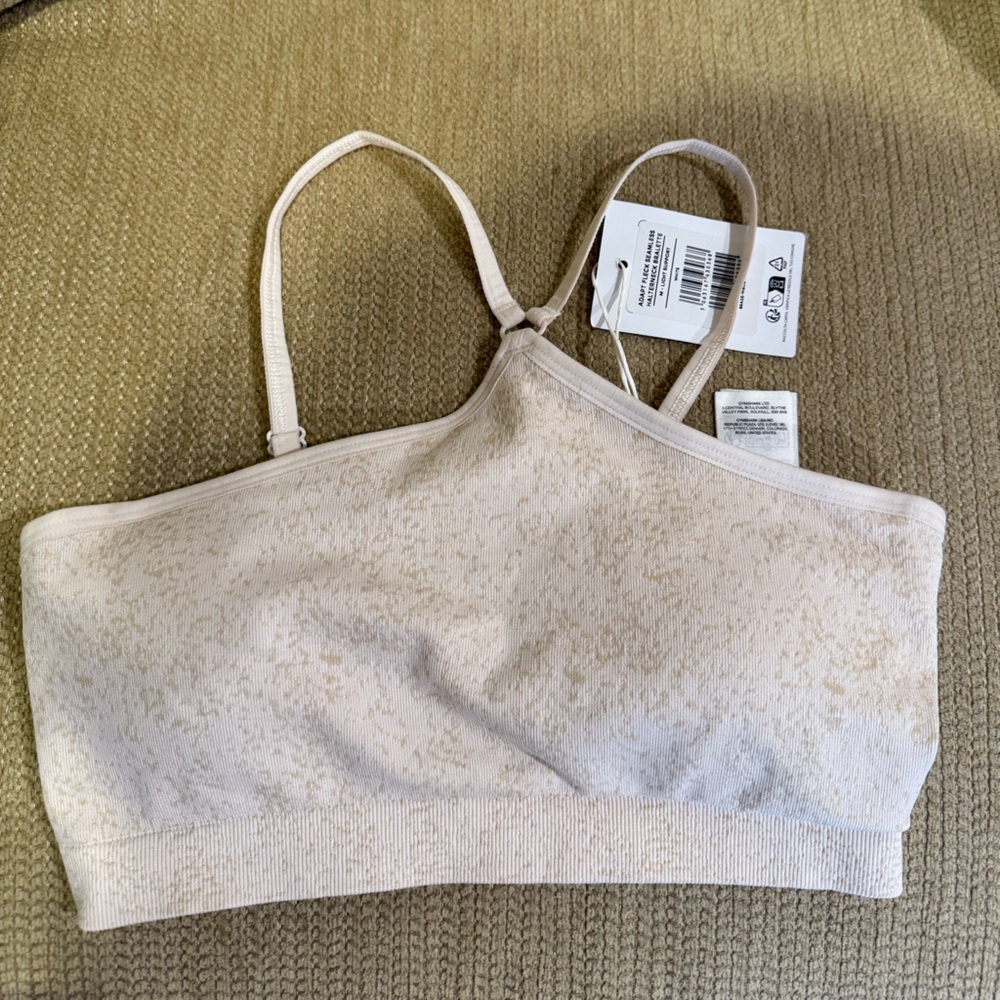 Gymshark Beige Halterneck Bralette